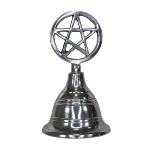 CAMPANA D'ALTARE CON PENTAGRAMMA IN ARGENTO