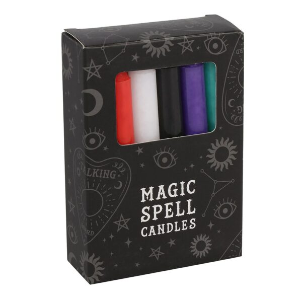 CONFEZIONE DA 12 CANDELE COLORI MISTI